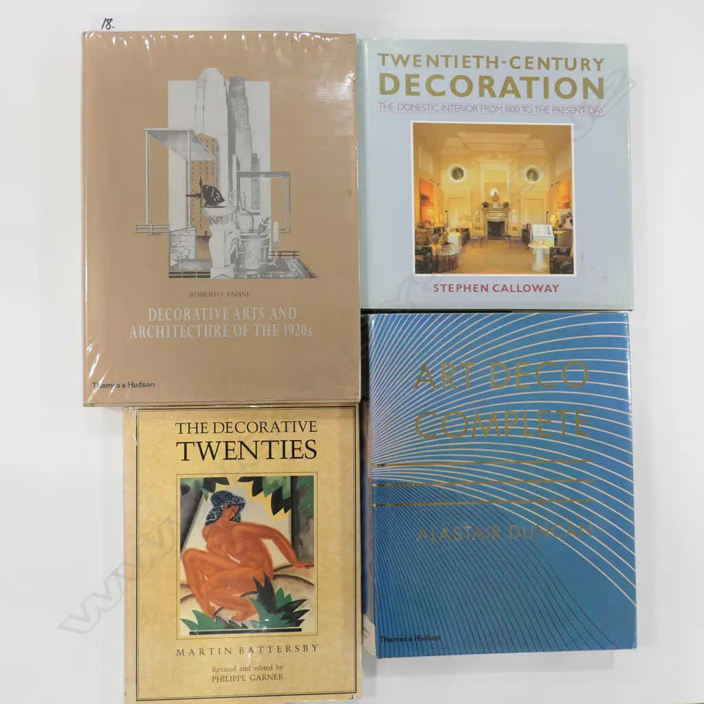 FOUR PUBLICATIONS: DECORATIVE ART HISTORY Image 1++